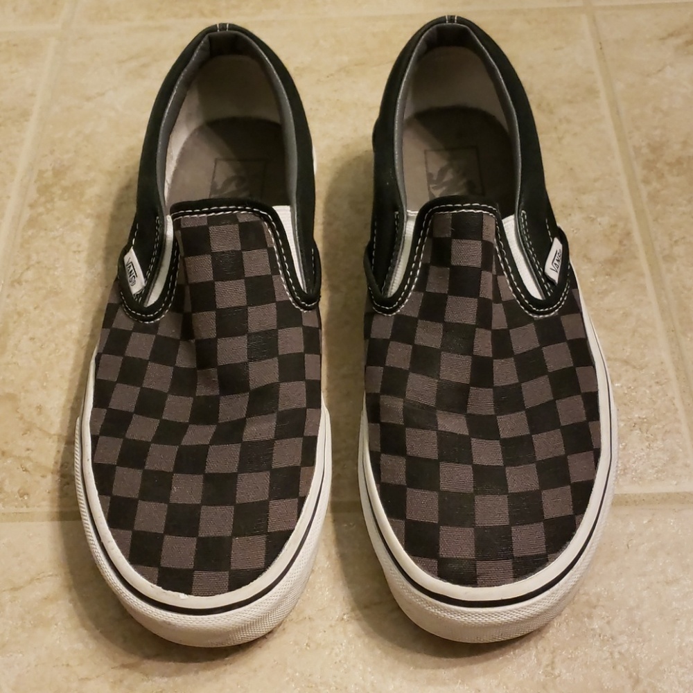 Womens checkerboard Vans